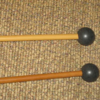 ONE pair new old stock (with packaging) Innovative Percussion James Ross IP906 BRILLIANT XYLOPHONE / GLOCKENSPIEL / BELL Mallets, 1 and 1/8" Black Round Ball (head), Rattan Handle -- BRILLIANT for bright cutting tone, sound, response (from 2019) image 10