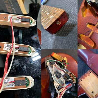 Fender Order Made ST-62 Stratocaster Reissue MIJ 1993 Satin Transparent Walnut Fujigen w/ Bag image 25