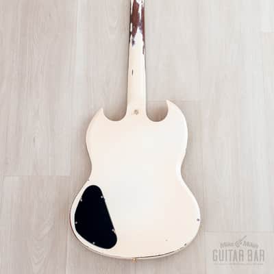 1978 Gibson SG Custom 3-Pickup Vintage Guitar Alpine White w/ T Tops, Case image 3