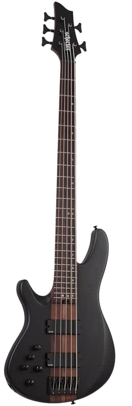 Schecter Charles Berthoud CB-5 LH - See Thru Black Satin image 1