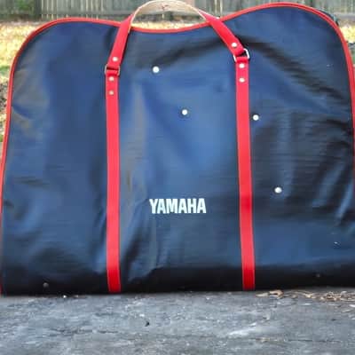 Yamaha CS80 Gig Bag/hardware case RARE ORIG IN EX COND! 70s - Red/black image 9