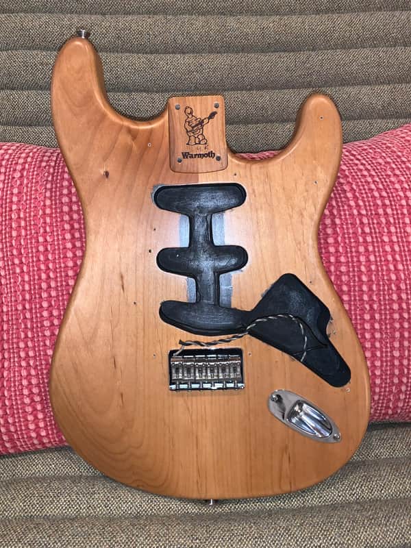 Warmoth Alder Stratocaster Hardtail Body with Fender Hardtail Bridge image 1