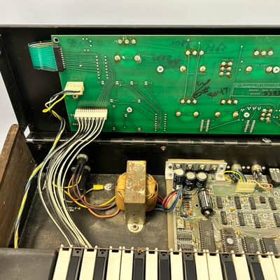 AS-IS* Sequential Prophet 600 61-Key 6-Voice Polyphonic Synthesizer 1982 - 1985 - Black with Wood Sides PROJECT image 13