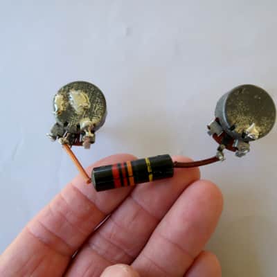 Vintage Gibson Les Paul Burst Harness, 1959, Bumblebee Caps, Pots, Switch, Jack, ES-335, 355 image 14