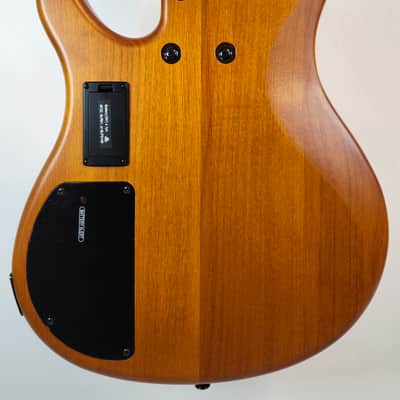 Yamaha TRBX604FM Flame Top 4 String Bass, 3-Band Active EQ , Matte Amber 2026 image 10