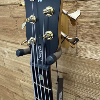 Warwick Teambuilt Streamer LX 2025 Limited Edition 5- string bass  - Honey Sunset Burst. 8lbs 3oz w/gig bag + goodies. New! image 9
