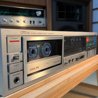 OTTO RD-V7 Cassette Deck | Vintage Sanyo HiFi Tape Deck | Retro Design | Working Condition image 7