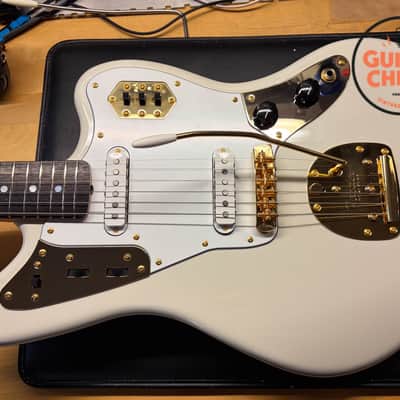 2025 Fender Japan MIJ Traditional ’60s Jaguar White Pearl Matching Headstock Gold Hardware w/ HSC image 12