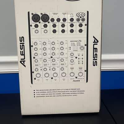 Alesis MultiMix 6 FX 6-Channel Mixer with Effects 2000s - White/Silver - Complete with Box and Inserts image 8