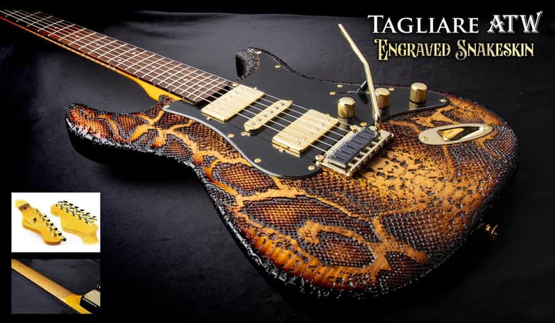 Dean Zelinsky Tagliare ATW Engraved Snakeskin - Engraved Snakeskin image 1