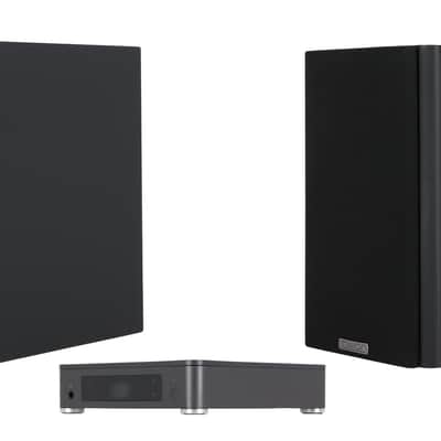 Mission LX CONNECTBK 120w True Wireless Bookshelf Speaker System w/Hub in Black image 3