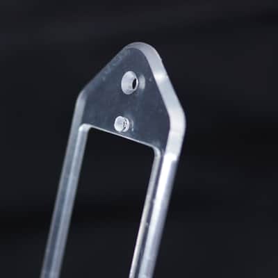 P90 Dog-ear to Mini Humbucker Pickup Adapter Ring ,1-Ply Clear Transparent image 4