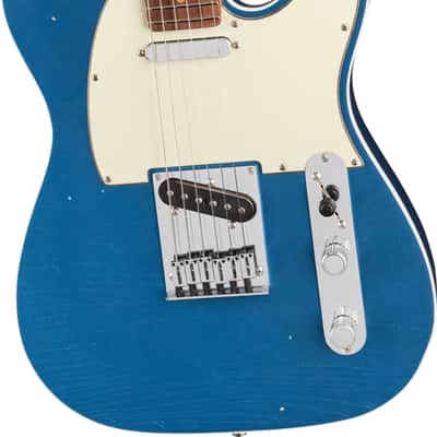 Fender American Ultra Luxe Vintage '60s Custom Telecaster Electric Guitar. Rosewood Fingerboard, Lake Placid Blue image 2