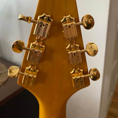 2002 Epiphone Popa Chubby Signature Korina Flying V - Fully Upgraded image 8