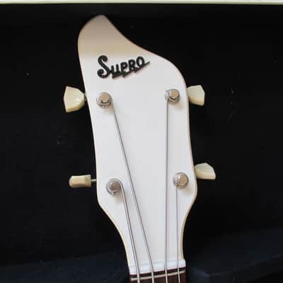 Rare Supro Pocket Bass 1966 Black (OHSC) image 1