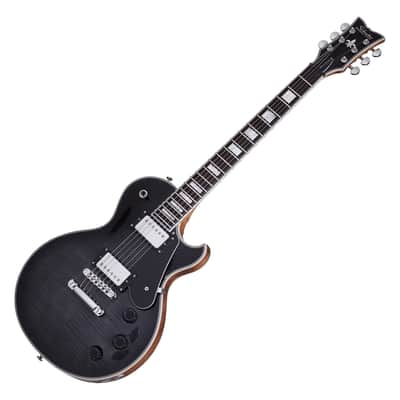 Schecter Solo-II Custom Electric Guitar Trans Black Burst image 2