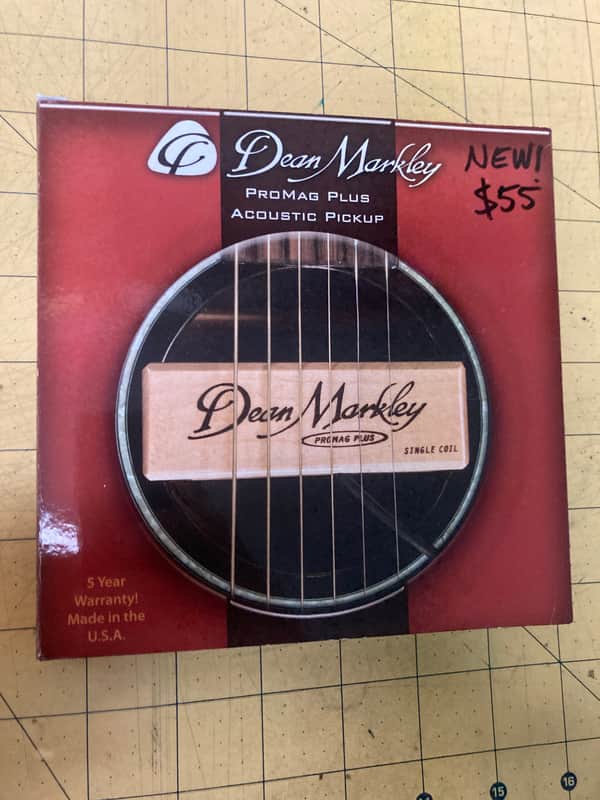 Dean Markley DM3010 Pro Mag Plus Single Coil Acoustic Guitar Pickup 2010s - Natural image 1