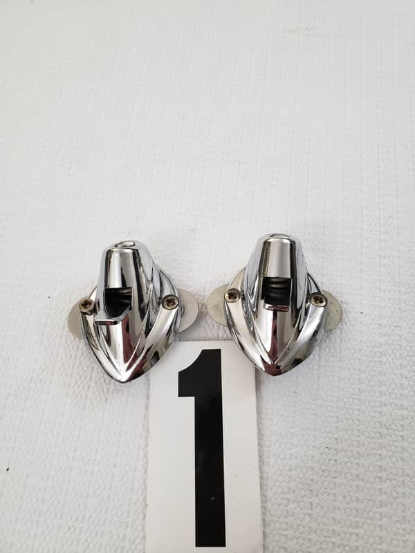 Premier Bass Drum Spur Mounts 1960s-1970s…. #1…- Chrome image 1