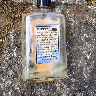1950’s Gibson Polish Bottle Rare Collector ES Flying V Les Paul Explorer SJ image 2