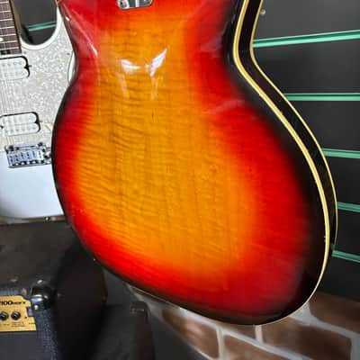 Fender Coronado I Sunburst 1966 Hollow Electric Guitar image 14