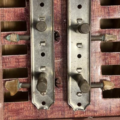 Kluson- Deluxe, VINTAGE, single line, 3 on a plate, tuners, NR image 3