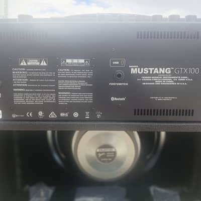 Fender Mustang GTX100 100-Watt 1x12" Digital Modeling Guitar Combo 2020 - Present - Black image 4