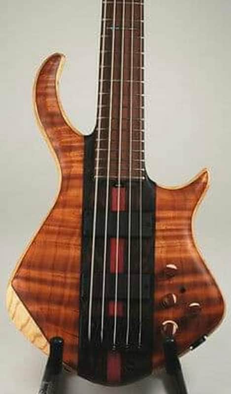 Warrior Custom 5 String Bass - Mint/ USA image 1