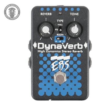 EBS DynaVerb High Dynamics Stereo Reverb Pedal | Reverb