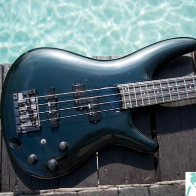 1991 Ibanez SDGR SR1000 (SR-1000) Dark Blue - Made in japan - Ebony Fretboard - Active Electronics image 7