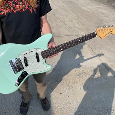Fender Jagstang 2023 Surf Green Imron Mustang Jaguar Kurt Cobain image 1