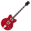 Gretsch G5442BDC Electromatic Hollow Body Short Scale Bass with Rosewood Fingerboard - Transparent Red