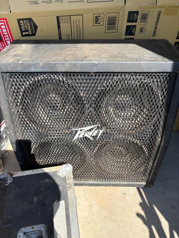 Two Peavey Surpreme 1990s 4x12 cabinets image 1