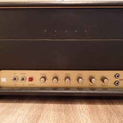 Handmade 1968 Marshall Super Lead Plexi 12,000 Series CLONE/REPLICA Mustard Caps Iskra image 6