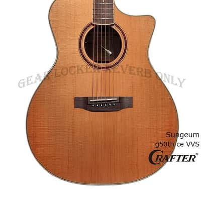 50th Anniversary Crafter SungEum G-50th ce VVS vintage voicing torrefied spruce & rosewood guitar image 3