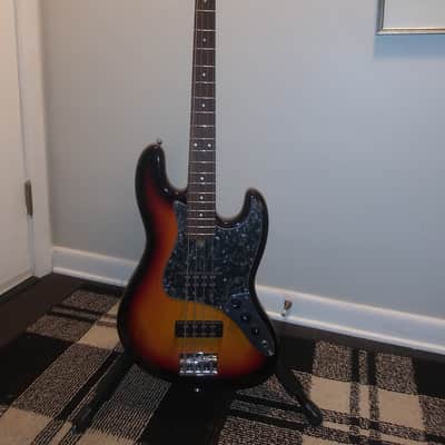 Bacchus BJB Jazz Bass w/Dual Humbucker Sunburst 9 lbs image 1