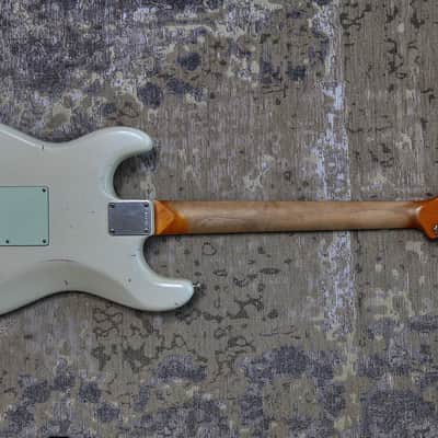 Nash Nash stratocaster guitar Olympic white Relic image 2