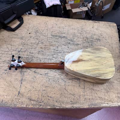 Used Romero Creations  TTMG Tiny Tenor -Spalted Mango "Georgia" Tenor Ukulele with Original Case Strung with a Low G image 9