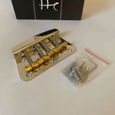 Halon Musicmaster bass bridge 2025 - Stainless Steel/Unplated, Brass/Unplated image 4