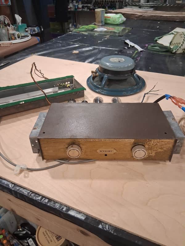 Vintage Knight KN 702 Tube Reverberation Unit - Tested and Powers On - Read image 1