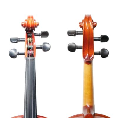 Handmade 4/4 Violin Outfit Italian Spruce, 1pc Maple Back, Rich Tone, Case & Bow image 4
