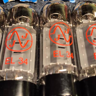 JJ Electronic EL34 Power Tubes Matched Quad image 2