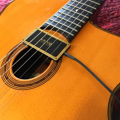 Krivo Micro-Manoúche humbucking pickup for Selmer-Maccaferri Gypsy Jazz Guitars: Stimer alternative. image 5