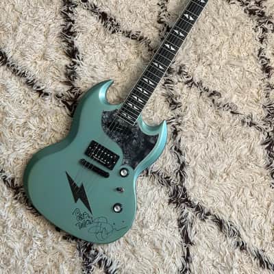 Gibson SG-Z w/ Satriani Autograph 1998 - Verdigris image 1