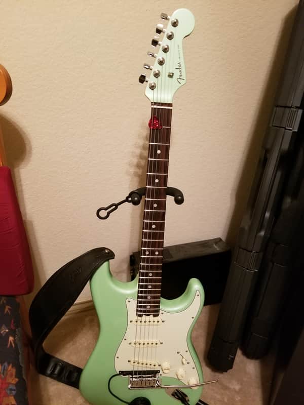 Fender  American Stratocaster 2017 - Ocean Foam Green image 1
