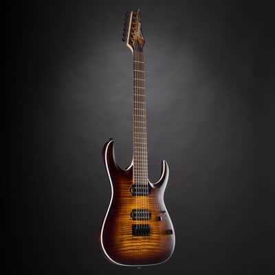 Ibanez Standard RGA42FM-DEF Dragon Eye Burst Flat - Electric Guitar image 9