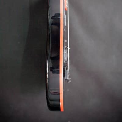 RARE '84 Washburn FORCE 6 Vibrato BBR Black With Red Binding image 5