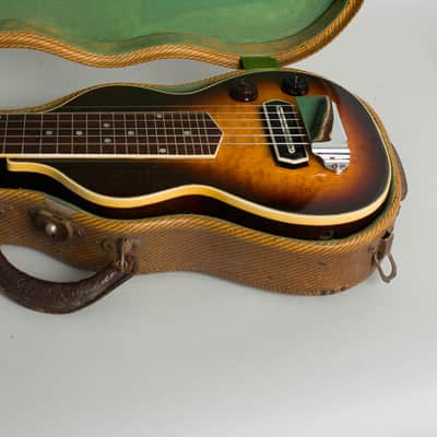 Gibson EH-150 Lap Steel Electric Guitar (1938), ser. #DGE-4435, original tweed hard shell case. image 12