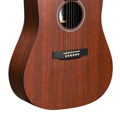 Martin D-X1E Mahogany Acoustic-Electric Guitar - Figured Mahogany - w/ Gigbag image 1