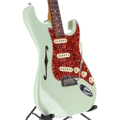 Fender American Professional II Stratocaster Thinline Rosewood Fingerboard Transparent Surf Green (RC4)(10178) (10178) image 3