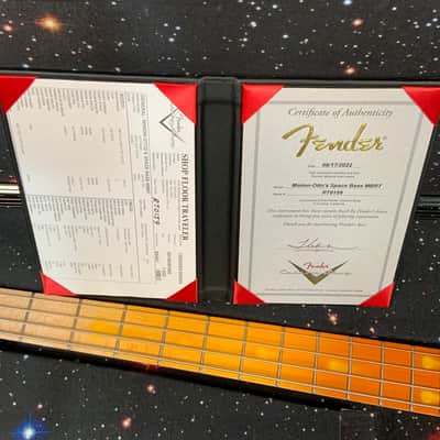 Fender Custom Shop Masterbuilt Ron Thorn Minion Otto's Space Moon Bass image 8